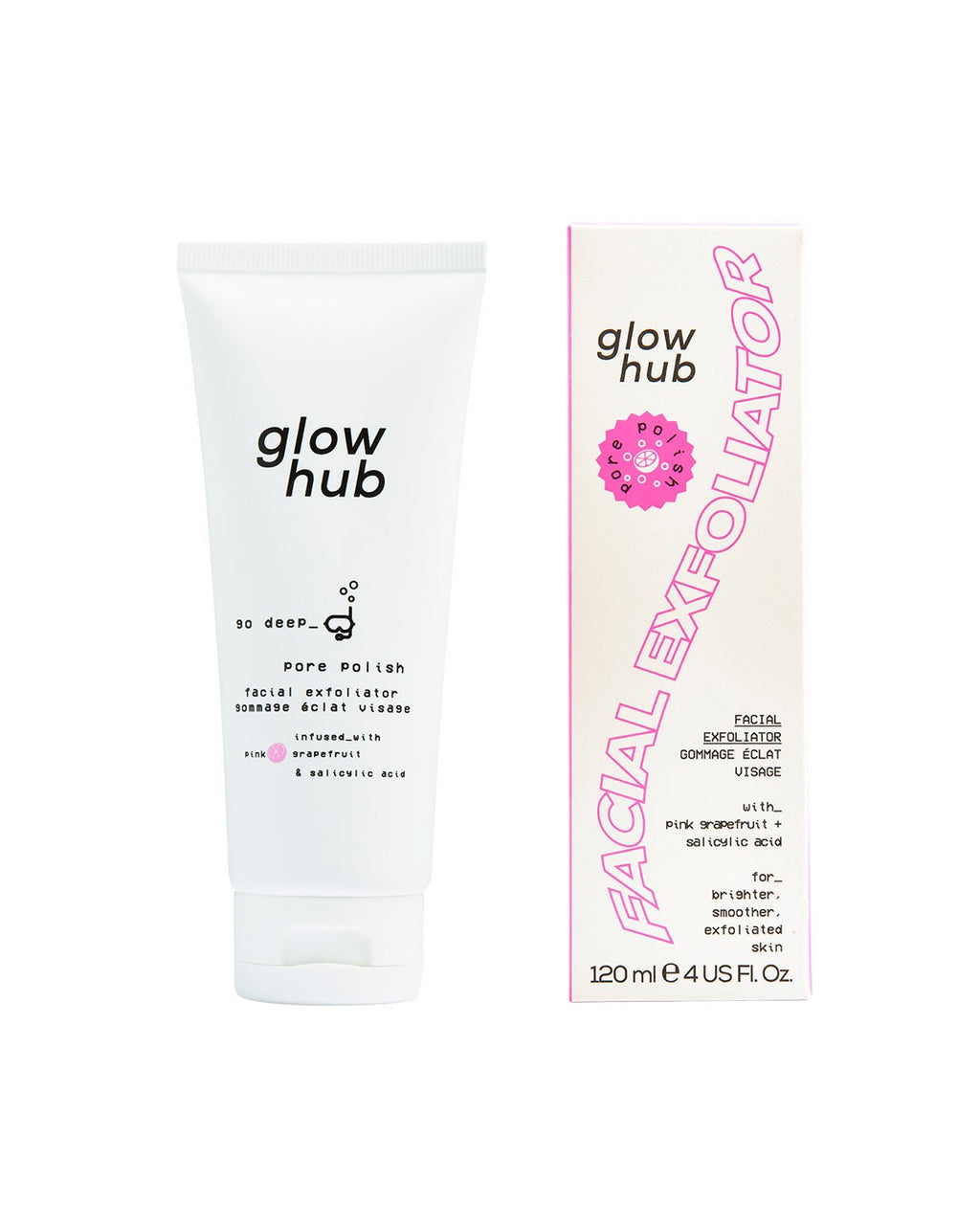 Glow Hub Exfoliators & Masks Pore Polish Facial Exfoliator Scrub