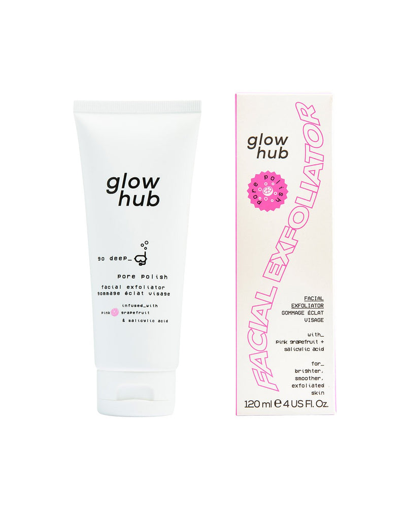 Glow Hub Exfoliators & Masks Pore Polish Facial Exfoliator Scrub