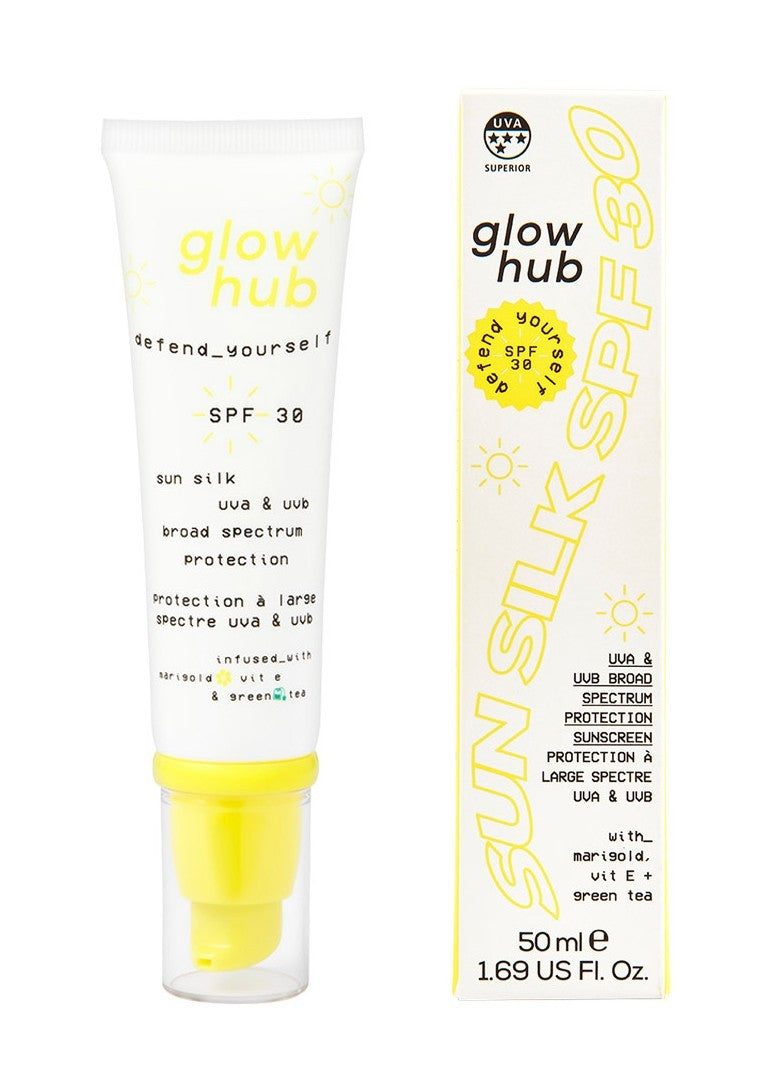 Glow Hub SPF Sun Silk Face Cream Dagcrème