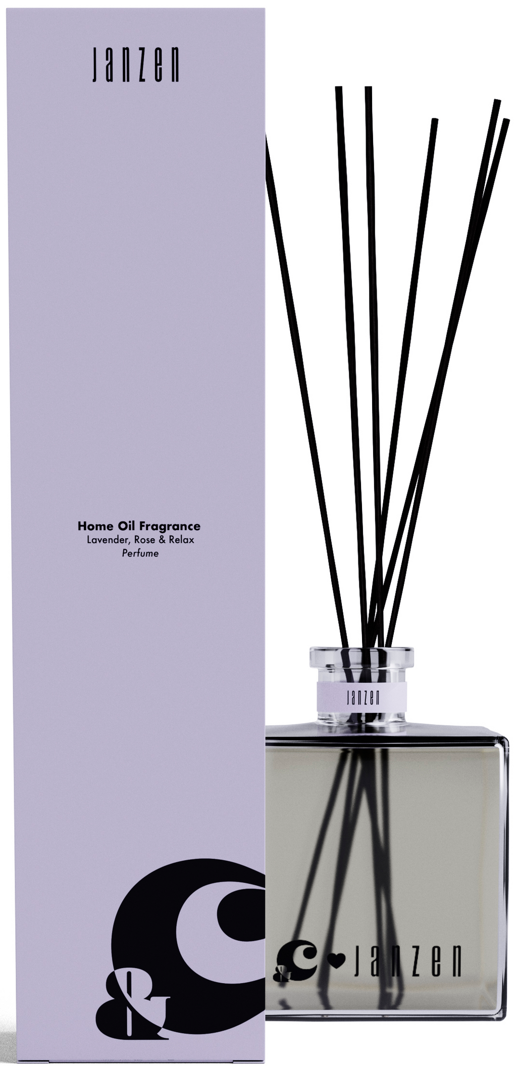 Janzen &C Collection Home Oil Fragrance Geurstokjes Lavender, Rose