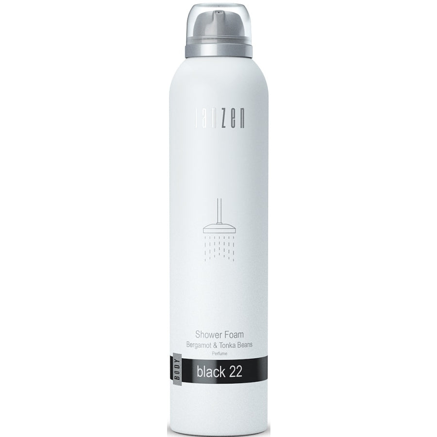 Janzen Black 22 Shower Foam Mousse Bergamot & Tonkabeans