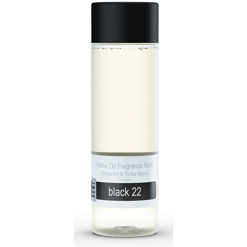 Janzen Black 22 Home Oil Fragrance Refill Geurstokjes Bergamot & Tonkabeans