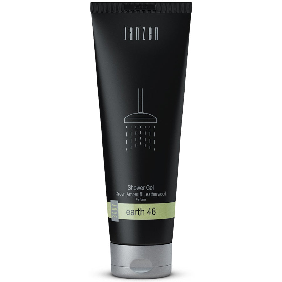 Janzen Earth 46 Shower Gel Green Amber & Leatherwood