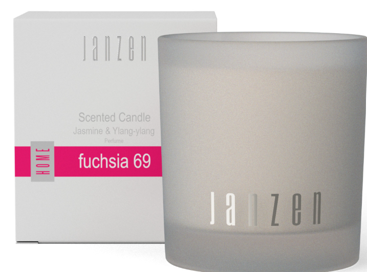 Janzen Fushsia 69 Scented Candle Geurkaars Jasmine & Ylang-ylang
