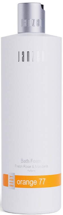 Janzen Orange 77 Bath Foam Mousse Fresh Rose & Mandarin