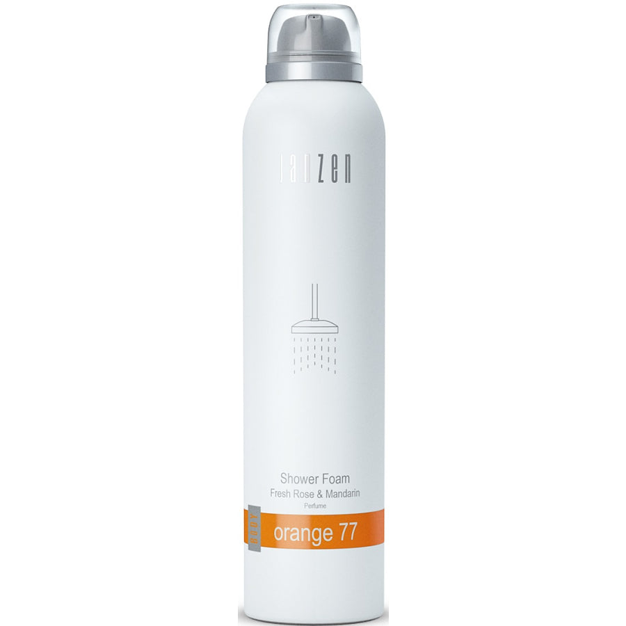 Janzen Orange 77 Shower Foam Mousse Fresh Rose & Mandarin