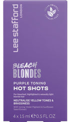 Lee Stafford Bleach Blondes Purple Toning Ice Purple Toning Cool Shots Lotion