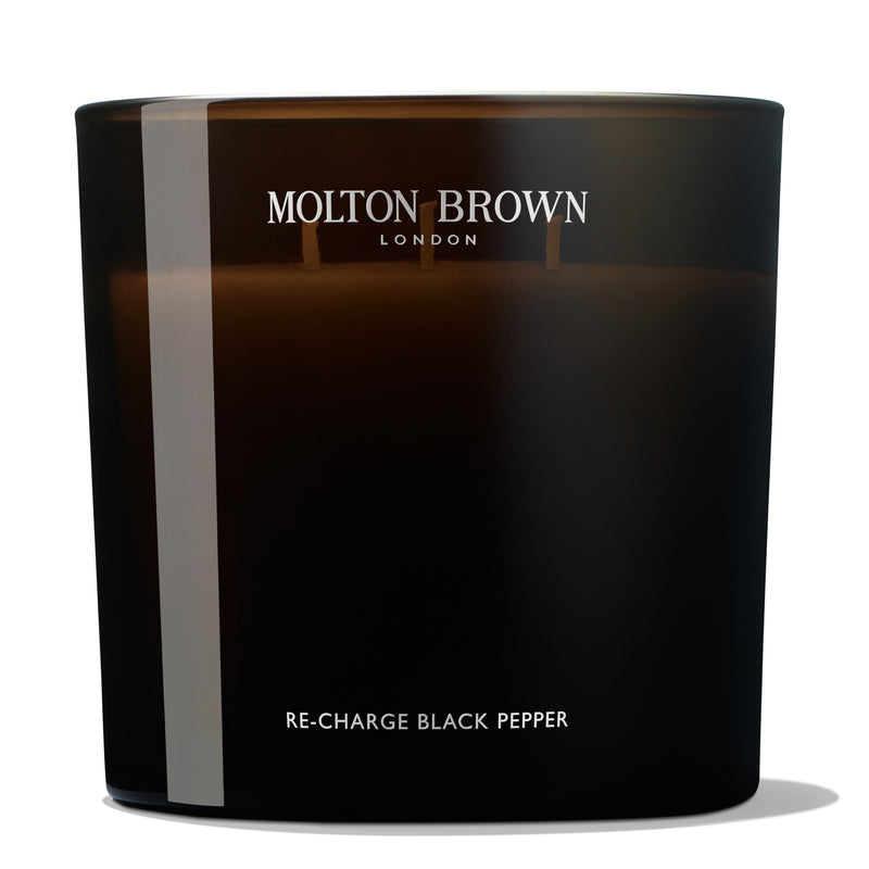 Molton Brown Home Fragrance Re-Charge Black Pepper 3 Wick Scented Candle Geurkaars